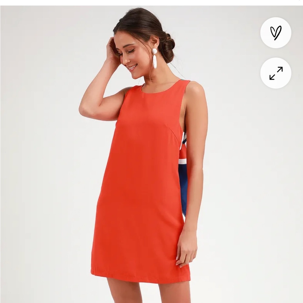 Red Orange Dress